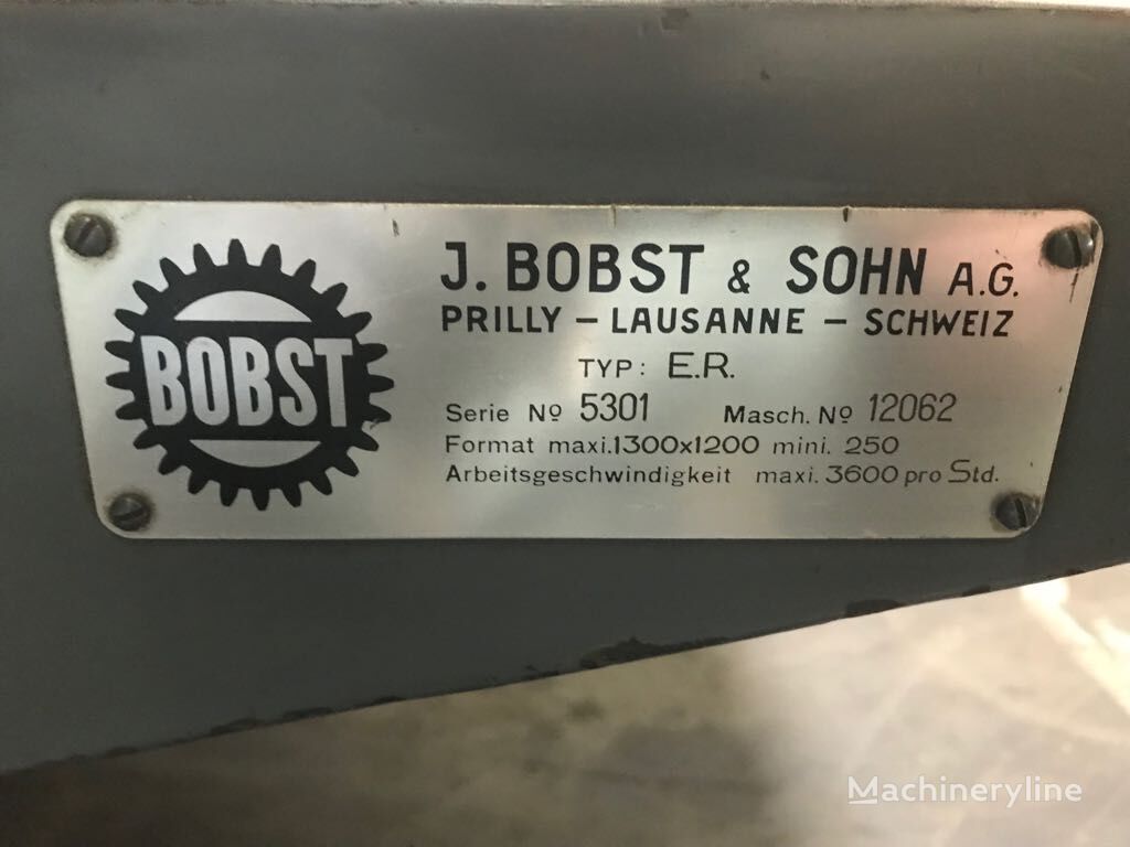 Bobst ER 1300 máquina perforadora de papel